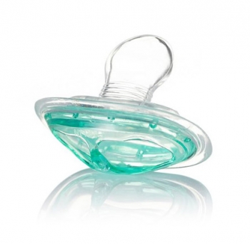 Эластичная пустышка Farlin, 6-12 мес — Бирюзовый