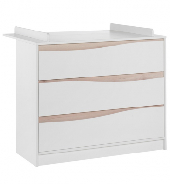 Пеленальный комод Geuther Wave — Белый/Бук