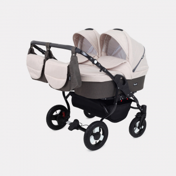Коляска для двойни 2 в 1 RANT DREAM DUO — 05 коричневый-бежевый
