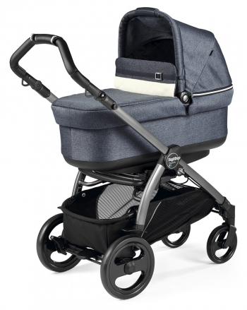 Коляска для новорожденных Peg Perego Book 51 Pop Up (шасси White/Black) — Luxe Mirage