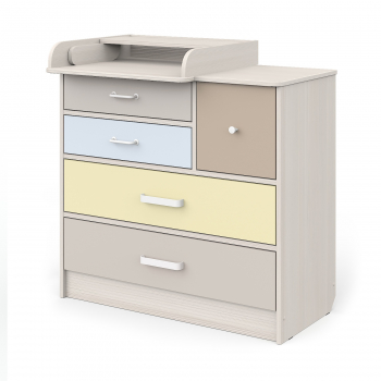 Комод Атон Сириус NORMAN 905 ЛДСП с шариковыми направляющими — бодега светлый-цветной