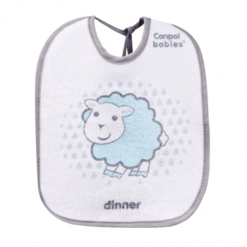 Нагрудник х/б махровый Canpol арт. 2/103, 3 шт. — овечка