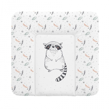 Пеленальный матрац 70x75 см Ceba Baby мягкий на комод — Raccoon