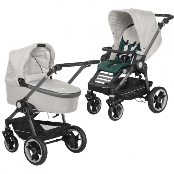 Коляска 2 в 1 Teutonia BeYou V4 Elite (шасси Graphite) — 6120-6120-6180 Stone-Hive