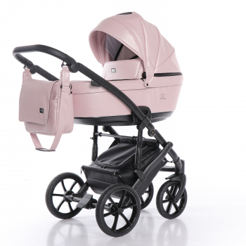 Коляска 2 в 1 TAKO CORONA ECCO — TCE-01 кожа розовая