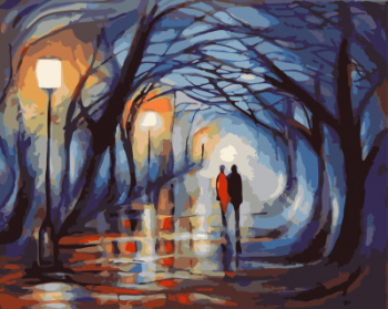 Картина по номерам ТМ Цветной 40х50 на подрамнике, арт. GX — GX8231 Волшебная аллея