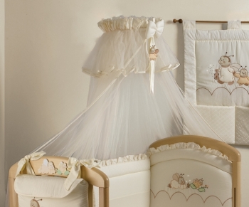 Балдахин с держателем Roman Baby LUCCIOLE — Ivory (Крем)