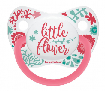 Пустышка Canpol Wild Nature ортодонтич., силикон, арт. 23/286, 6-18 мес. — коралловая