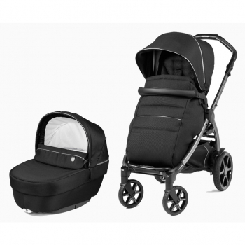 Коляска 2 в 1 Peg Perego Book Combo Elite — Black Shine