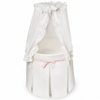 Колыбель Giovanni Solo — White/Pink