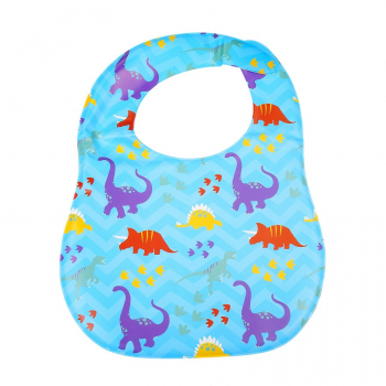 Нагрудник непромокаемый Uviton 6+ арт. 0237 — Динозавры, голубой