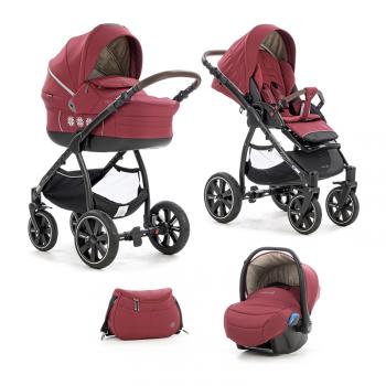 Коляска 3 в 1 Noordi Fjordi Sport — Burnt Rouge 856