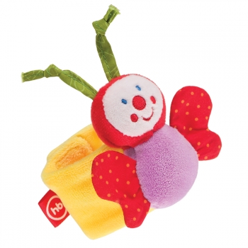 Игрушка-погремушка на ручку Happy Baby — Бабочка