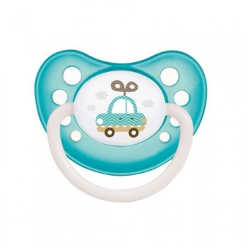 Пустышка анатомическая Canpol Toys силикон, 0-6 мес., арт. 23/256 — бирюзовый