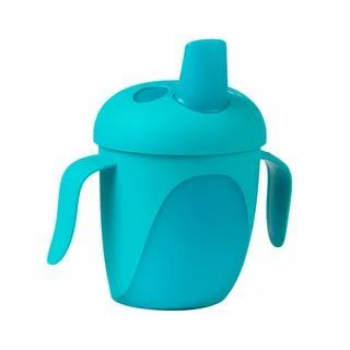 Чашка-непроливайка Canpol Tropical Bird, арт. 76/001, 240 мл, 9м+ — бирюзовый