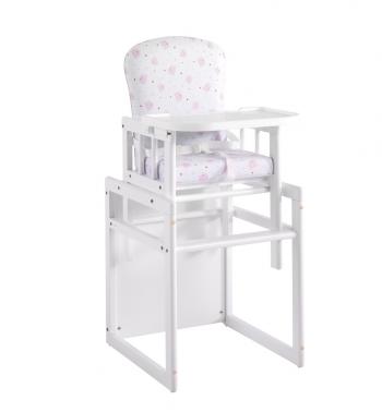 Стул-стол Micuna T-950 Plus — White/Pink Bears and Hearts