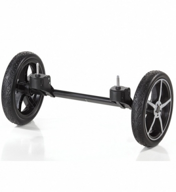 Комплект больших передних колес Hartan для Topline S/ Xperia 2013 Quad system — серебро/платина