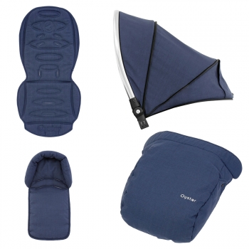 Colour pack для Oyster2/MAX (капюшон, текстиль, накидка на ноги) — Oxford Blue