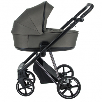 Коляска 2 в 1 Roan Sol Lux — Taupe/Nikiel/руч.Черный
