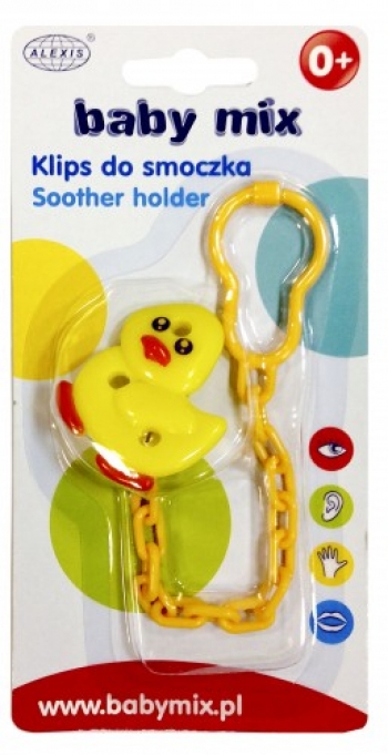 Держатель для пустышки Baby Mix — Уточка