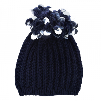 Шапка Chicco Nice для девочек, цвет тёмно-синий