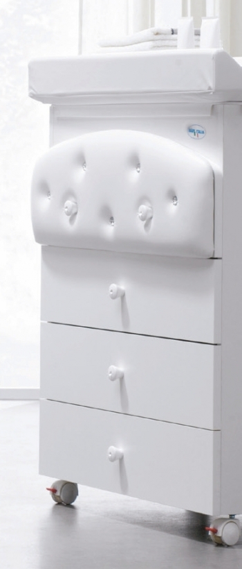 Пеленальный комод Baby Italia Baby Bath Pelle — Белый (Bianco)