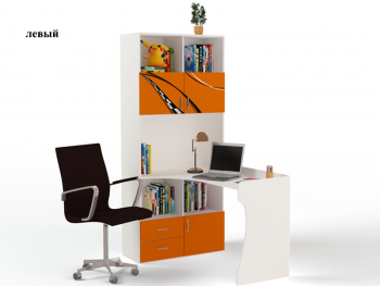 Стол-стеллаж ABC-KING Formula — левый (оранж)