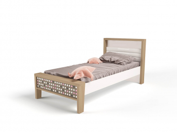 Кровать классика ABC-KING MIX №1 розовый 190*120