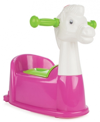 Горшок Pilsan "Horse" музыкальный — розовый