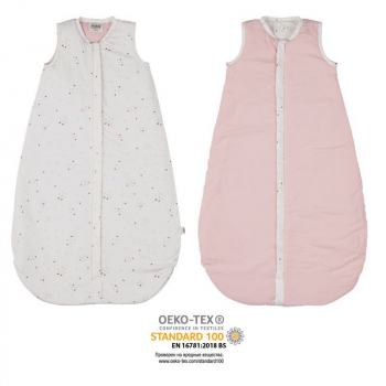 Спальный мешок Voksi Sleepsack 0-6 мес без молнии в области ножек — Rose Star