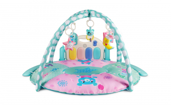 Развивающий коврик для детей AmaroBaby Splendid Bear 95x95x45 — мятный