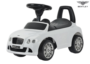 Каталка-автомобиль Bentley с музыкой — белый