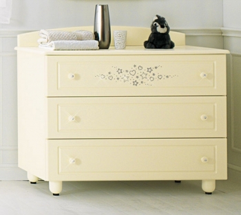 Тумба Baby Expert Diamante — крем