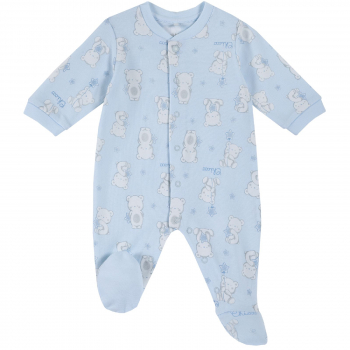 Комбинезон на кнопках Chicco для мальчиков и девочек, цвет синий