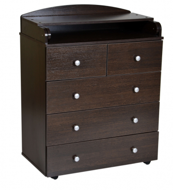 Пеленальный комод КЕДР Victoria 805 ЛДСП — Венге