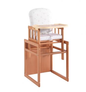 Стул-стол Micuna T-950 Plus — Honey/Beige Bears and Hearts