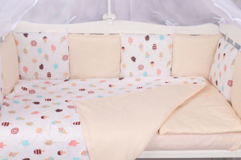 Комплект в кроватку 3 предмета AmaroBaby Baby Boom Эскимо