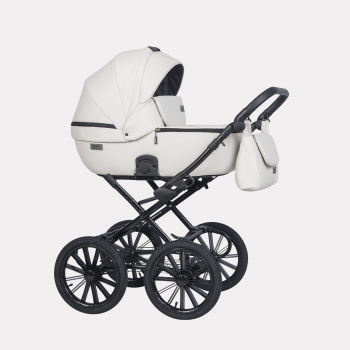 Коляска 2 в 1 RIKO BASIC MONTANA ECCO Prestige — 11 White (белый)