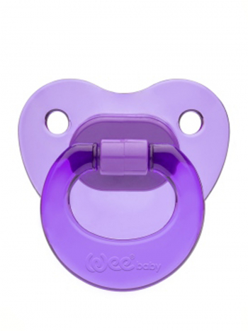 Ортодонтическая соска-пустышка WeeBaby CANDY, с рождения — фиолетовый