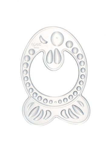 Силиконовый Массажер для десен (Прорезыватель) WeeBaby прозрачный — Рыбка