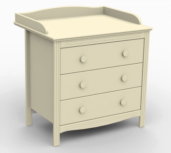 Пеленальный комод Fiorellino Slovenia — Слоновая кость