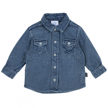 Рубашка Chicco джинсовая, цвет синий (ошибка)
