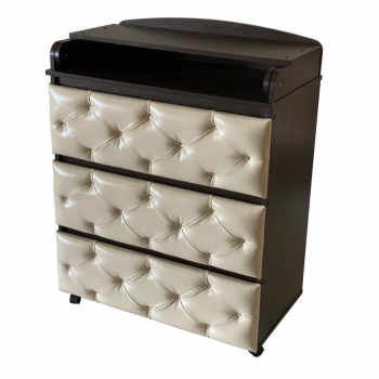 Пеленальный комод КЕДР Victoria Elegance — Венге/Слоновая кость