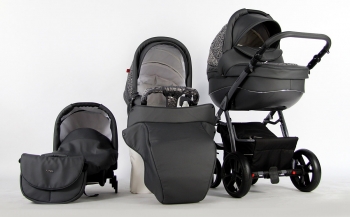 Коляска 3 в 1 Farfello Estella — ST1805 темно-серый Алфавит