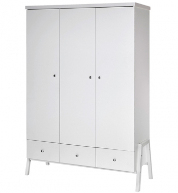 Трехсекционный шкаф Schardt Holly — White