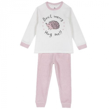 Пижама Chicco, принт Don’t Worry, длинный рукав, для девочек (ошибка)
