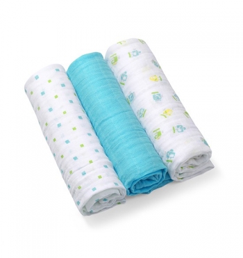 Набор пеленок BabyOno (3 шт) — Blue