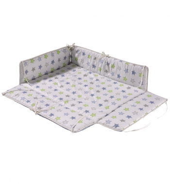 Мягкий бампер для манежа Geuther Ameli — цвет 132 (звезды)