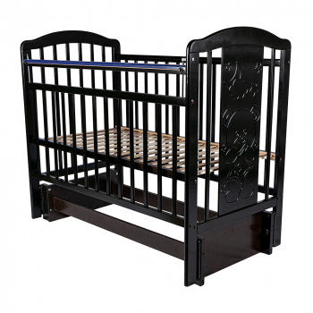 Детская кроватка Pituso Noli Мишутка (маятник универсальный) — Венге