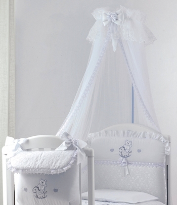 Балдахин с держателем Roman Baby ROMANTICA — Bianco (Белый)